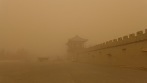 Sandstorm in Dunhuang, April 2015